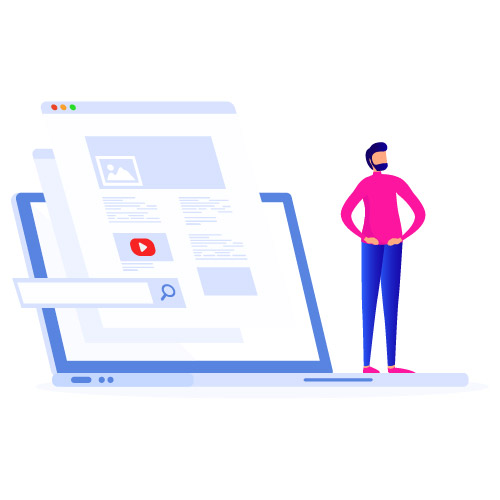 man using intelligent reports