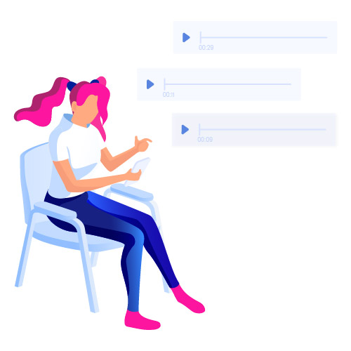 woman recording and assigning tasks