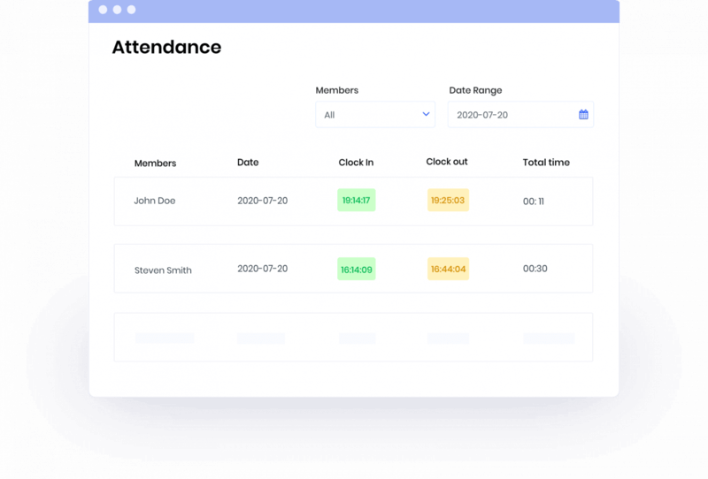 Attendance section 1